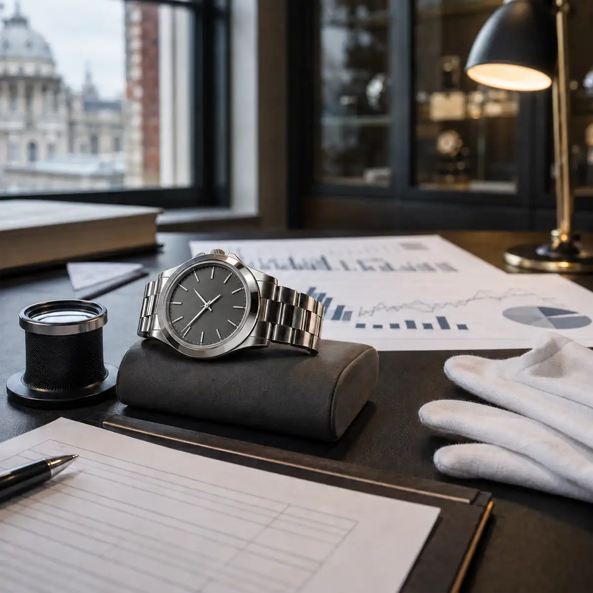 Rolex Daytona stainless steel panda dial luxury watch that has held secondary market value above retail in the UK since 2016